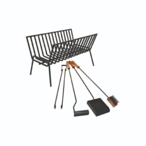 Argentine Grill asado brasero parrilla Iron.Premium Brasero + Barbecue KIT (Shovel, Poker and Tongs)