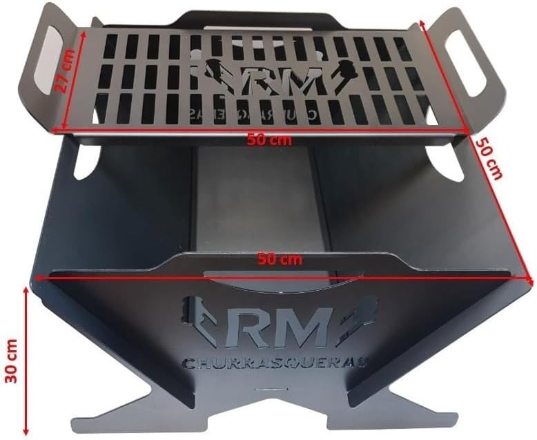 Heavy duty Argentinian asador grill Made in Argentina - Premium Argentine Grill - Parrilla Asado - Fully disassembled. Size XL - Image 5