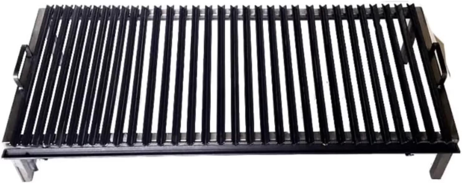 Premium Argentine Grill - V Angle Iron Grill with Handles and Drain Pan, Iron grill, Heavy Duty, BBQ Grill + Brazier + fire tools. - Image 6