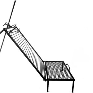 Premium Argentine Grill - Iron Argentina Grill - BBQ Parrilla Asador- Grill with built-in stake