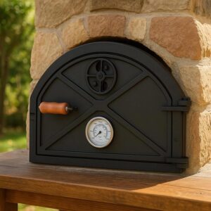 Wood-fired oven door with left handle - Sor Pampa Grill - Cod 31
