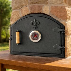 Wood-fired oven door with left handle - Sor Pampa Grill - Cod 40